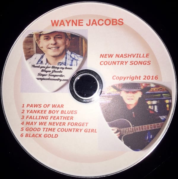 New Nashville Country Songs (EP) - Wayne Jacobs