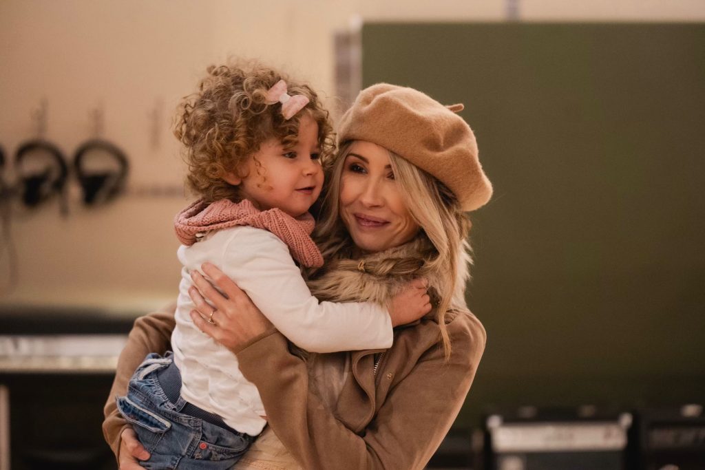 Emma King with Eloise